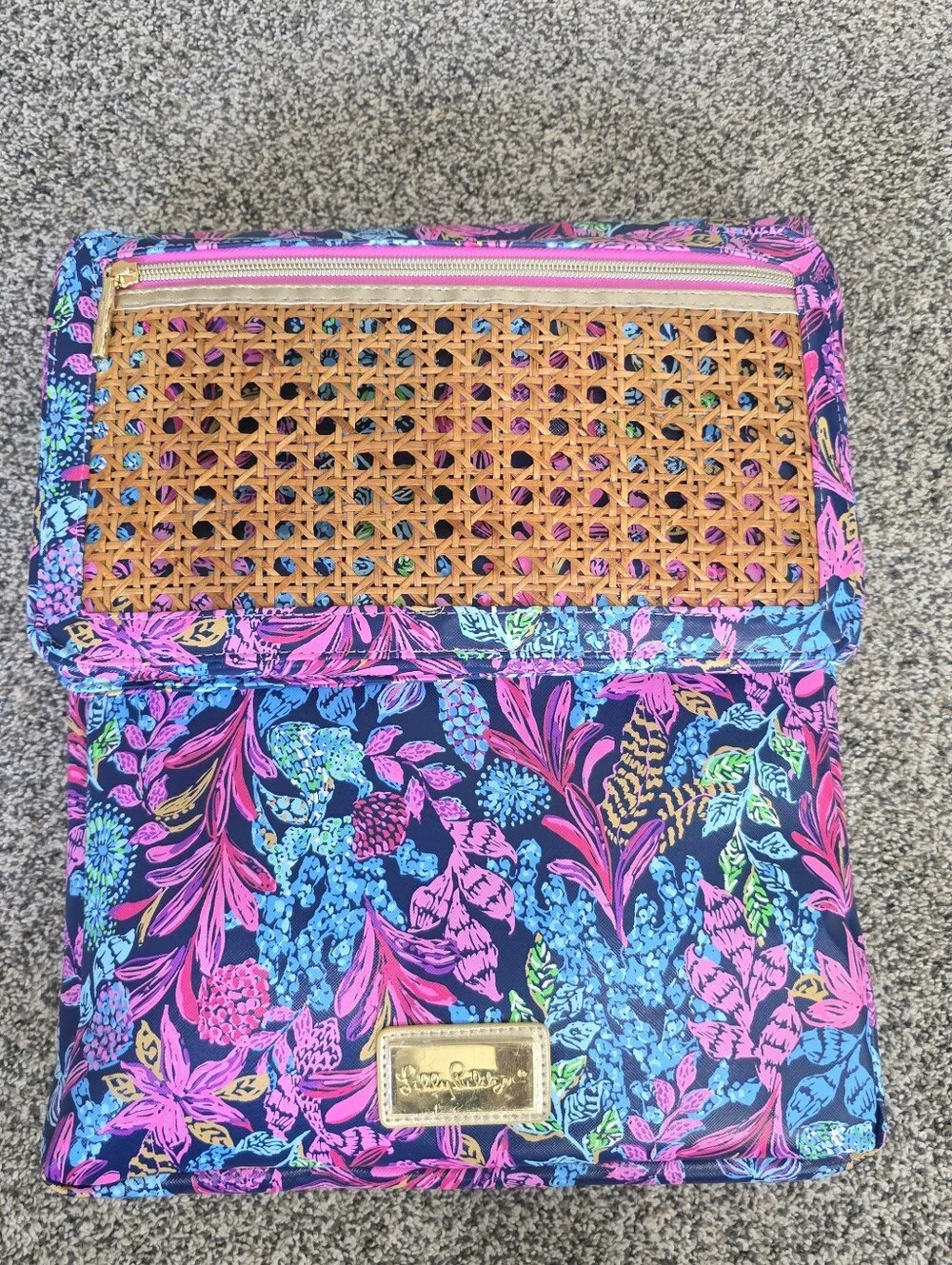 Lilly Pulitzer Calypso Coast Faux Leather 14